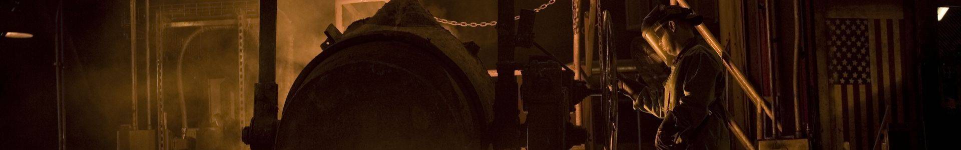 Neenah Foundry with American Flag