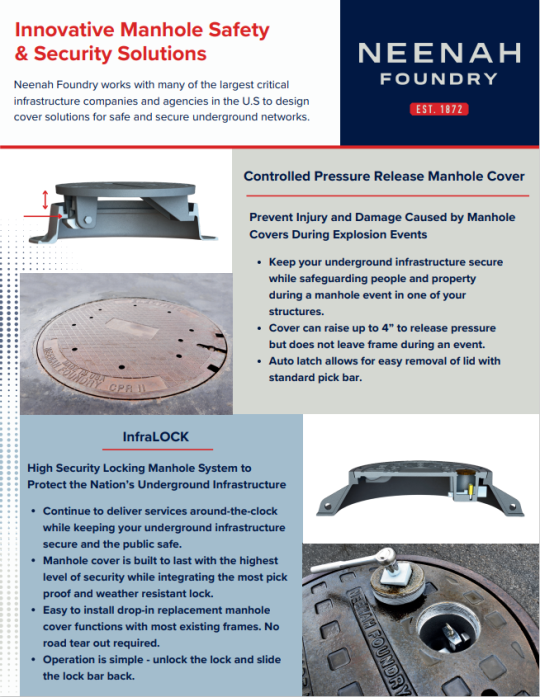 Innovative manhole safety and security solutions
