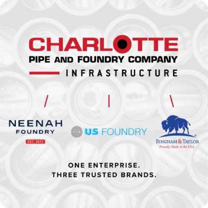 CHARLOTTE PIPE AND FOUNDRY, NEENAH FOUNDRY ALIGN OPERATIONS AS PART OF A NEW COMMERCIAL STRUCTURE
