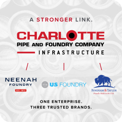 CHARLOTTE PIPE AND FOUNDRY, NEENAH FOUNDRY ALIGN OPERATIONS AS PART OF A NEW COMMERCIAL STRUCTURE